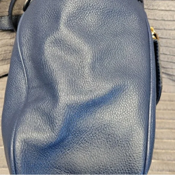 Marc Jacobs Petal To The Metal Bird Navy Tote Bag - Picture 5 of 14